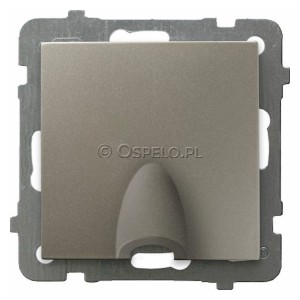 GPPK-1G/m/45 Przyłącze kablowe Satyna Light Ospel As - Widok z przodu