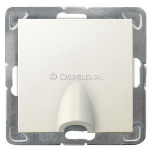 GPPK-1Y/m/27 Przyłącze kablowe Ecru Ospel Impresja - Widok z przodu