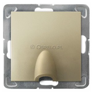 GPPK-1Y/m/28 Przyłącze kablowe Złoty Metalik Ospel Impresja - Widok z przodu