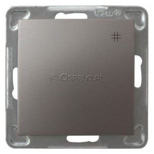 ŁP-4Y/m/23 Łącznik krzyżowy 16A (Szybkozłącza) Tytan Ospel Impresja - Widok z przodu