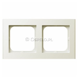 R-2R/27 Ramka podwójna Ecru Ospel Sonata - Widok z przodu