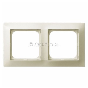 R-2Y/27 Ramka podwójna Ecru Ospel Impresja - Widok z przodu