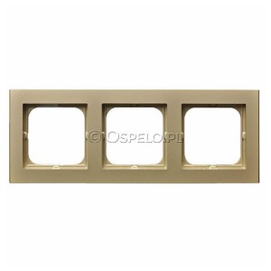 R-3R/39 Ramka potrójna Szampański Złoty Ospel Sonata - Widok z przodu