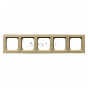 R-5R/39 Ramka pięciokrotna Szampański Złoty Ospel Sonata - Widok z przodu