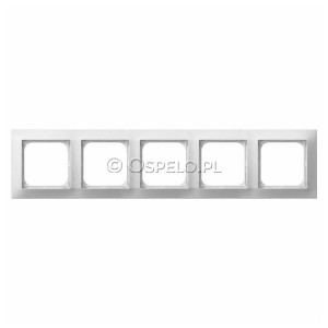R-5Y/00 Ramka pięciokrotna Biały Ospel Impresja - Widok z przodu