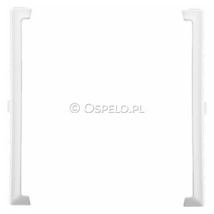 RO-3U/00 Pierścień ozdobny wewnętrzny do gniazd podwójnych kompletnych typu Monoblok Biały Ospel Aria - Widok z przodu