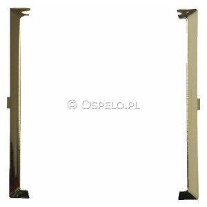 RO-3U/68 Pierścień ozdobny wewnętrzny do gniazd podwójnych kompletnych typu Monoblok Złoty Błysk Ospel Aria - Widok z przodu