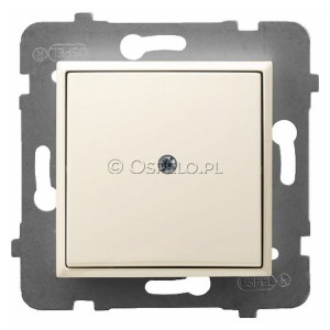 Z-1U/m/27 Zaślepka z mostkiem mocoującym na łapki oraz wkręty Ecru Ospel Aria - Widok z przodu